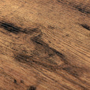 Segenn's Lifa schoenenbank - schoenenrek - met 3 niveaus - schoenenkast - metaal -industrieel design, vintage bruin-zwart