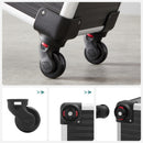 Segenn's Zaire beautykoffer - make-upkoffer - grote trolley - met wielen - professioneel - 4 universele wielen - zwart