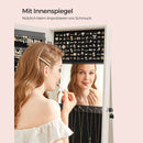 Segenn's August Sieradenkast - Spiegelkast - Met 160 cm hoge  - spiegel 360°  - Afsluitbaar met ladderplank