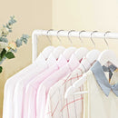 Segenn's kledingrek - kapstok - met 2 kledingroeden - 1 plank - Kledingstang - Kledingrekken - belastbaar tot 55 kg - wit