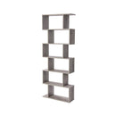 Segenn's Boekenkast - Bokenplank - wandplank - met 6 Niveaus - Greige - 70 x 24 x 190.5 cm