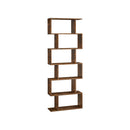 Segenn's Boekenkast - plank - Open Kast - vrijstaande kast - decoratieve plank met 6 niveaus - vintage - donkerbruin