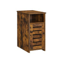 Segenn's Nachtkastje - Met 1 open vak en deur - Bijzettafel - Vintage Bruin 30 x 50 x 60 cm