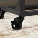 Segenn's - Volga bijzettafel - bureau - laptop tafel - met gedeeltelijk verstelbaar oppervlak - vintage bruin-zwart