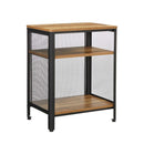 Segenn's Tulsa Nachtkastje - Bijzettafel - Nachtkast - Industrieel - Bruin