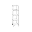 Segenn's Badkamerrek 5 Lagen - Badkamerrekje - Badkamerrekken - 4 Haken - Keuken rek