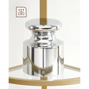 Segenn's Okra Hoek Boekenkast  - Badkamerkast - Staande Rekken  - Eenheid Metalen Frame - Planken Gehard Glas Roestvrij - Goud