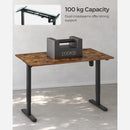 Segenn's Dallas sta bureau - Zit Sta Bureau - Elektrisch - Tafel - Hoogte en Lengte Verstelbaar - met motor - industrieel design