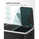 Segenn's Prullenbak - Vuilnisbak voor de Keuken - Afvalscheidingssysteem - 3 x 18 L - Pedaalemmer met 3 vakken