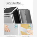 Segenn's Prullenbak - Afvalbak - Afvalscheidingssysteem - met 3 Binnenemmers van Kunststof - Pedaalemmer - van Vingerafdrukvrij