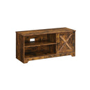Segenn's Scotland TV Meubel - TV-Kast - Opslagruimte - Tot 43 Inch - Industrieel - Vintage - Bruin - Bewerkt Hout - 110 x 40 x 50 cm