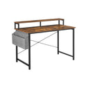 Segenn's Bureau - Opbergtas - Verstelbare poten - Industrieel - Vintage Bruin-Zwart 120 x 60 x 90 cm