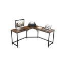 Segenn's Lexis Bureau - Bureaus - Hoekbureau Bruin - L Vormig - Industrieel - Bruin - 149 x 149 x 75 cm