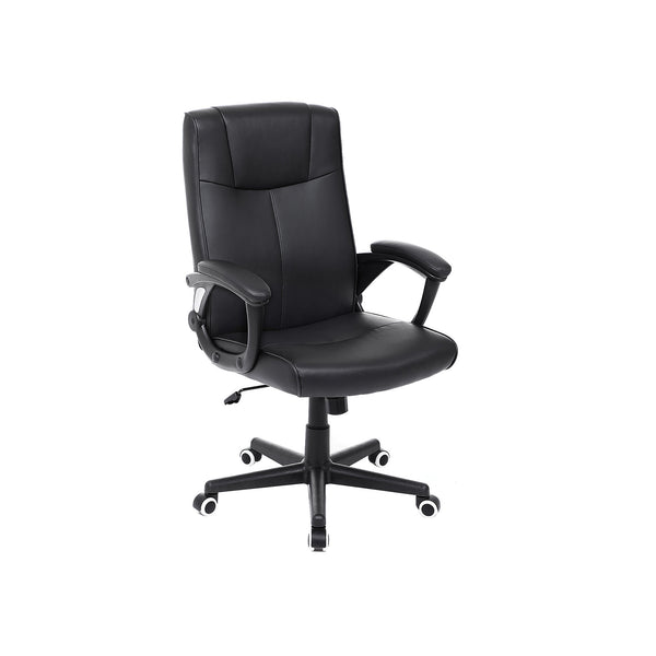 Segenn's bureaustoel - ergonomisch bureaustoel - slijtvaste - in hoogte verstelbare -zwart
