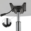 Segenn's Moana Bureaustoel - Comfortabele Bureaustoel - In Hoogte Verstelbare Computerstoel - Belastbaar tot 120 kg - Stalen Frame - Imitatie Linnen - Ademend - Thuiskantoor - Kantoor - Lichtgrijs