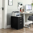 Segenn's Zwart ladeblok bureau - ladeblok op wieltjes - Rol Container - bureau organizer