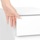 Segenn's Tagus Ladeblok met afsluitbare - Ladeblok - Ladeblok 3 Lades Wit - metaal 30 x 45 x 60 cm