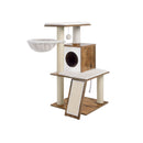 Segenn's kattenbak - krabpaal - hoogte 96 cm - walnootkleur