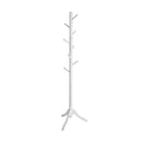 Segenn's Aurora Staande kapstok hout - 175cm hoog - 8 haken - Wit - Garderobe kapstok