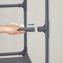 Segenn's Vera kledingrek - kledingroeden - belastbaar tot 55 kg - eenvoudige montage - grijs