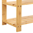 Segenn's Denis schoffelrek - schoenenbank van bamboe -schoenenrek - met bank -  70 x 28 x 45 cm