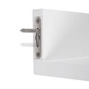 Set van 3 Boekenplanken - U-vormige Wandplank - Glanzend Wit