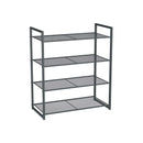 Segenn's Schoenenrek - Schoenenkast - Schoenenplank - Schoenenrekken - 12-16 paar schoenen - Stapelbaar - Metaal - 63 x 30 x 72 cm