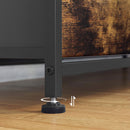 Segenn's Gaula Commode Kast , Opbergkast , ladekast, kast, 7 stoffen lades met handgrepen, metalen frame, industrieel , vintage bruin-zwart