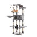 Segenn's XL Krabpaal - Kras boom - 50 x 50 x 164 cm (L x W x H) - Lichtgrijs