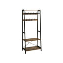 Segenn's Italy Kapstok - Schoenenrek - Multifunctioneel - Industrieel - Bruin-Zwart - 76 x 180 x 42.8 cm